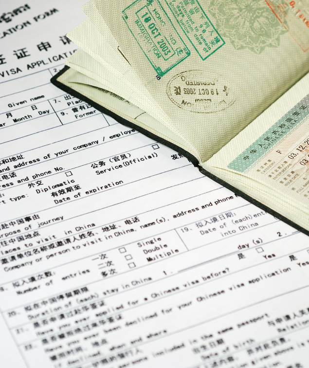 China Visa and applicaiton