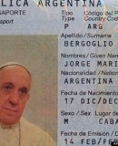 Pope Francis Passport Photo