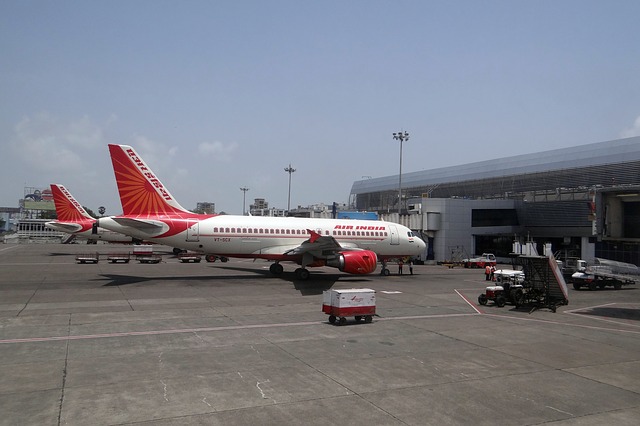 Airplane at Mumbai Airport 