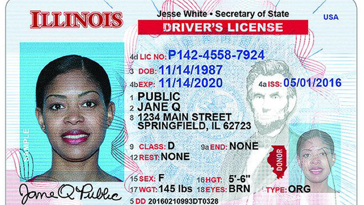 New Illinois Driver's License