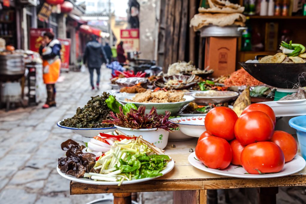 china street food market