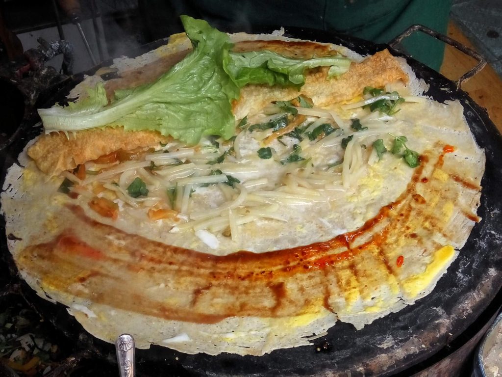 jianbing street food in china