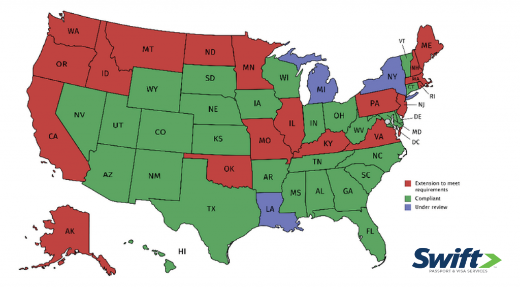 Real ID Compliant States
