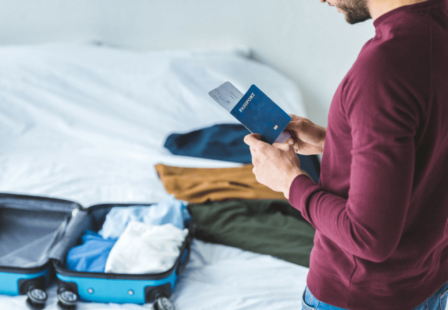how to pack light for an international trip
