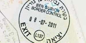Israeli Passport Stamp