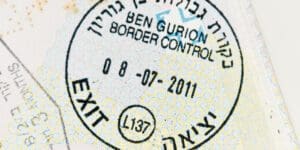 Israeli Passport Stamp