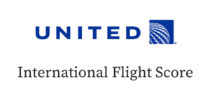 United Airlines International Flight Score
